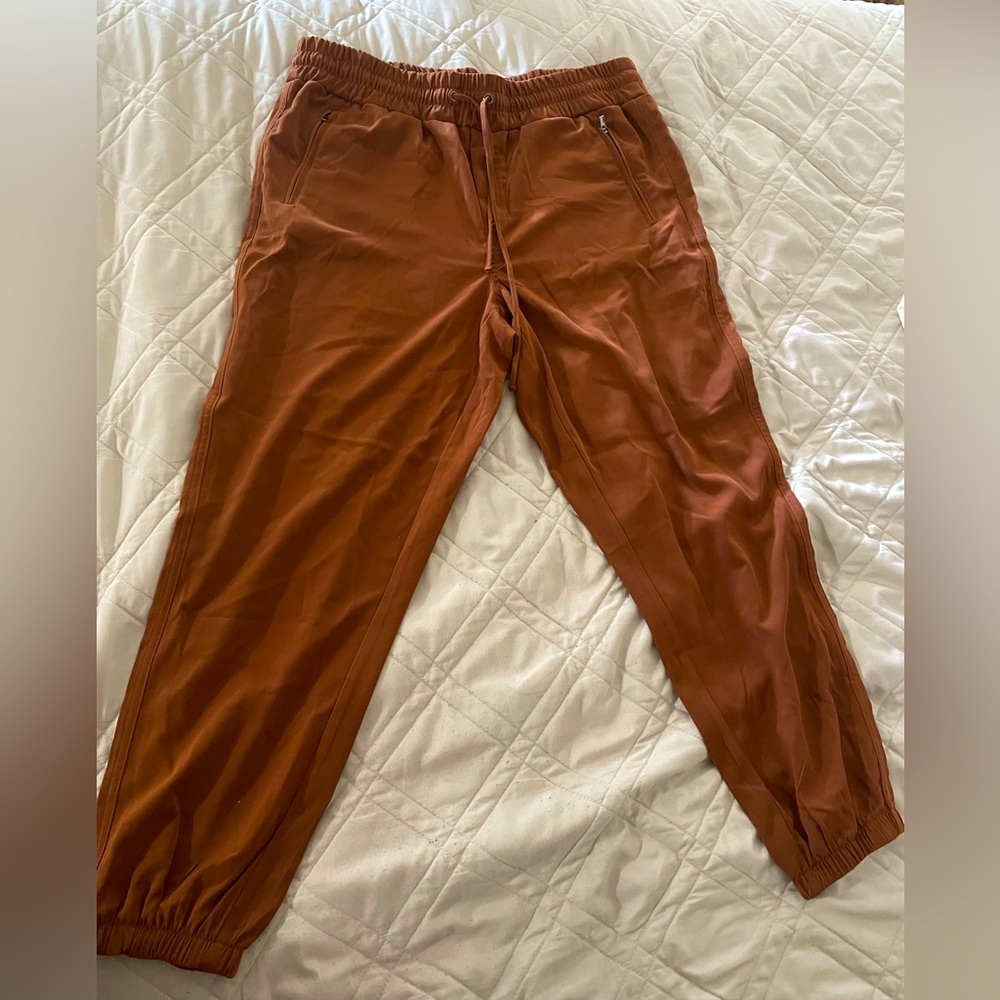 Tan brown/orange harem pants